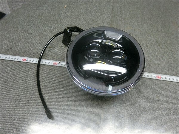 ハーレーダビッドソン ツーリング ソフテイル ダイナ スポーツスター 純正 7インチ LED ヘッドライト デイメーカー ハーネス 69201775拍卖