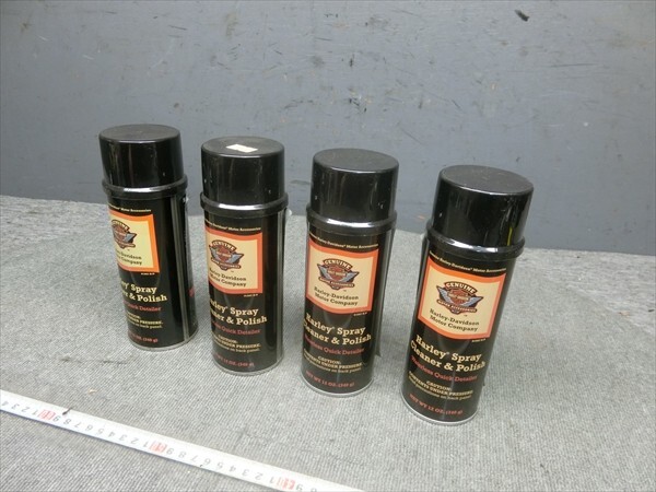 ハーレーダビッドソン 汎用 新品 純正 スプレー クリーナー & ポリッシュ ワックス 4本拍卖