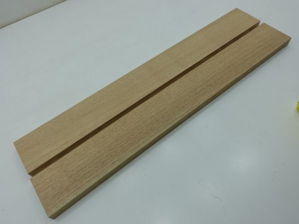 No,7139-8 タモ 柾目 2枚 厚さ22.0mm×長さ644mm×幅80.0mm 送料無料 拍卖