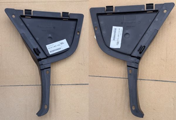 BMW E36 純正品 51711977117 51711977118 フロントバンパー カバー サポート 左右セット E32 E34 3シリーズ 318i 318is 318ti 328i 325i拍卖