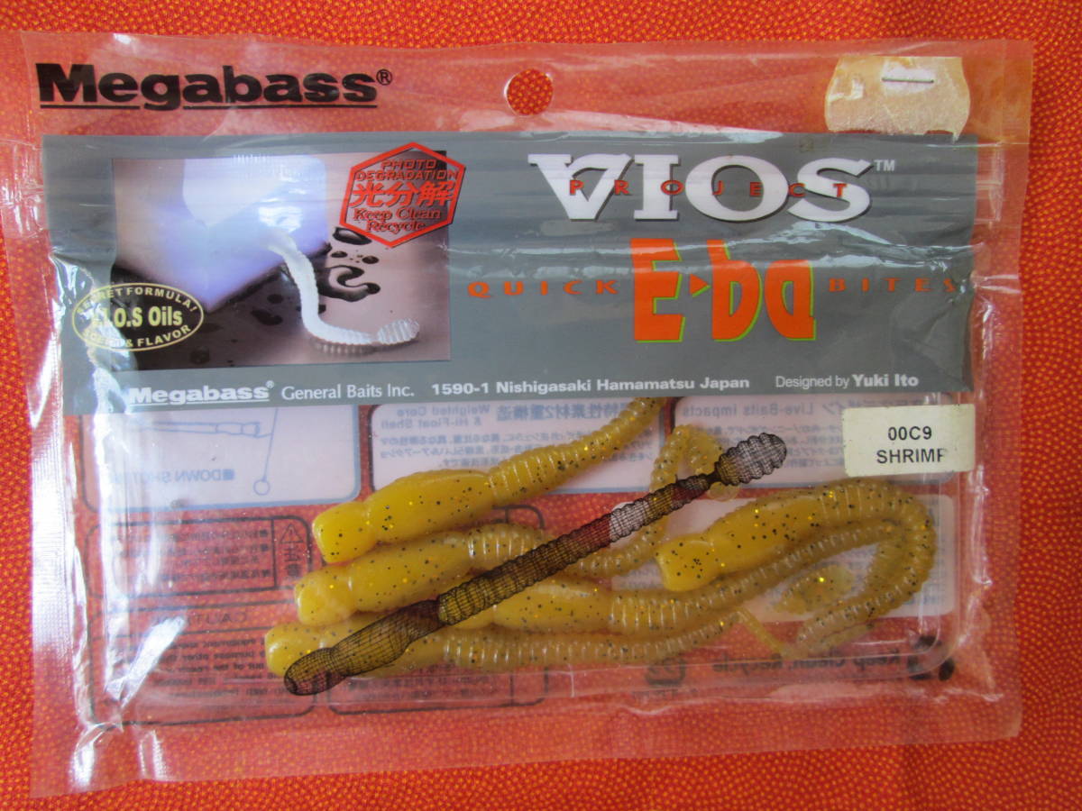 メガバス VIOS イーバ 5本 E-ba 【SHRIMP】 Megabass拍卖