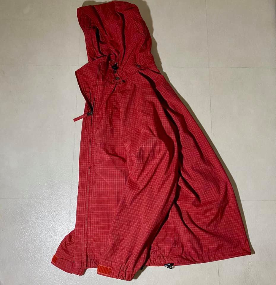 FoxFire フォックスファイヤー ナイロンジャケット パーカー付き レッド リップストップ【S】拍卖