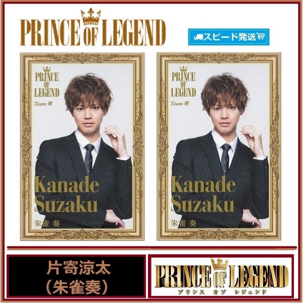 片寄涼太 (朱雀奏) プリンス オブ レジェンド PRINCE OF LEGEND スピードくじ フォトカード 2枚セット ローソン EXILE拍卖