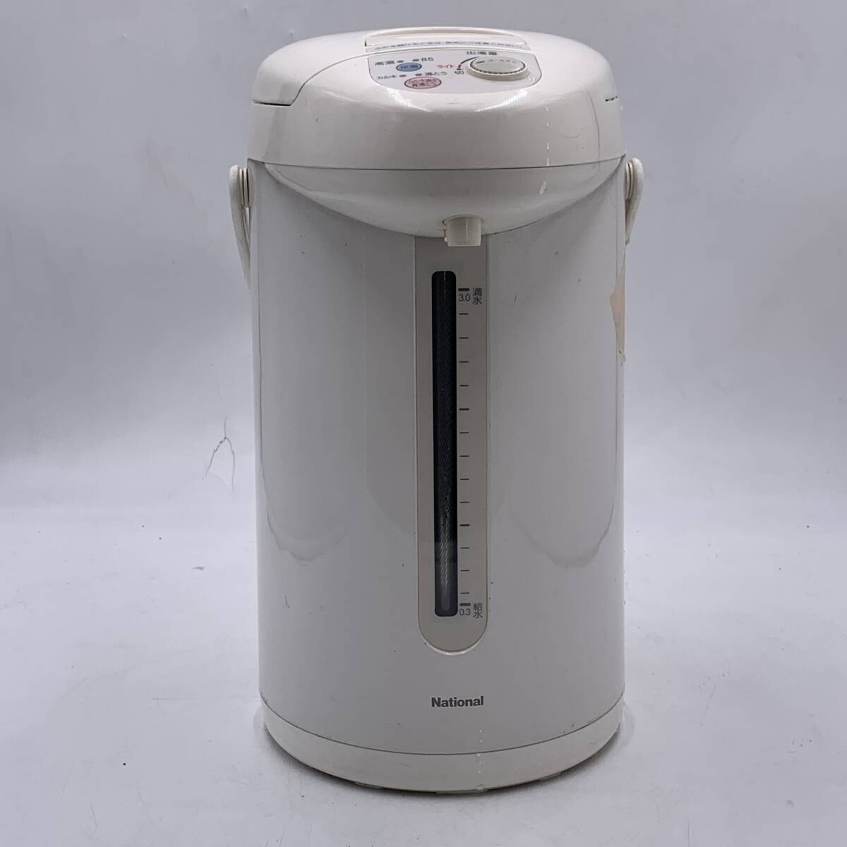 National/ナショナル マイコン沸とうジャーポット NC-30E3 自動温度調節式 コード長さ1.4m 容量3L 動作確認済 1点拍卖