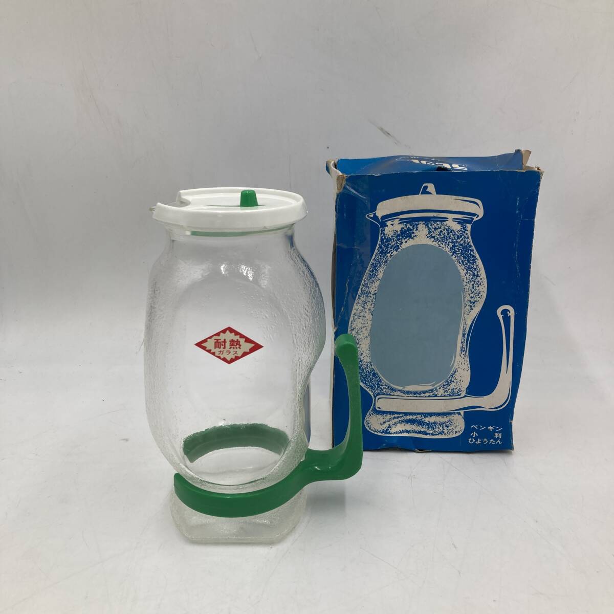 【未使用】ラビット 耐熱ガラス 《卓上型》 1000ml フリーザーポット ペンギン 調理器具 1点拍卖