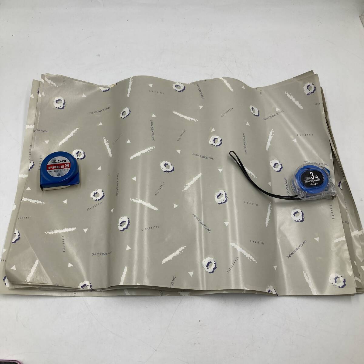 【未使用】包装紙 35枚 グレー レア柄 のし紙 包装用紙拍卖