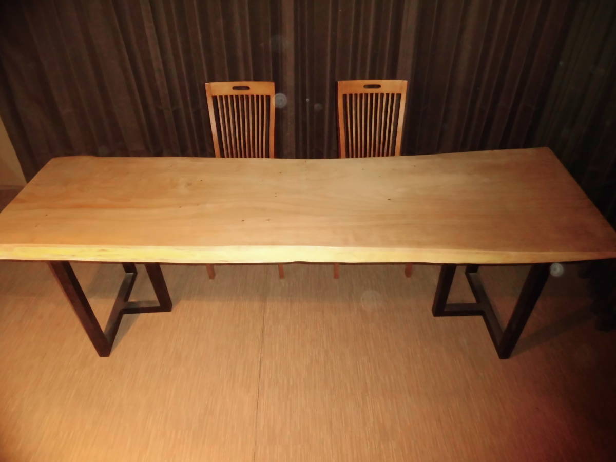 R-026■ イチョウ 銀杏 テーブル 板 ローテーブル ダイニングテーブル カウンター 座卓 天板  無垢 一枚板 デスク拍卖