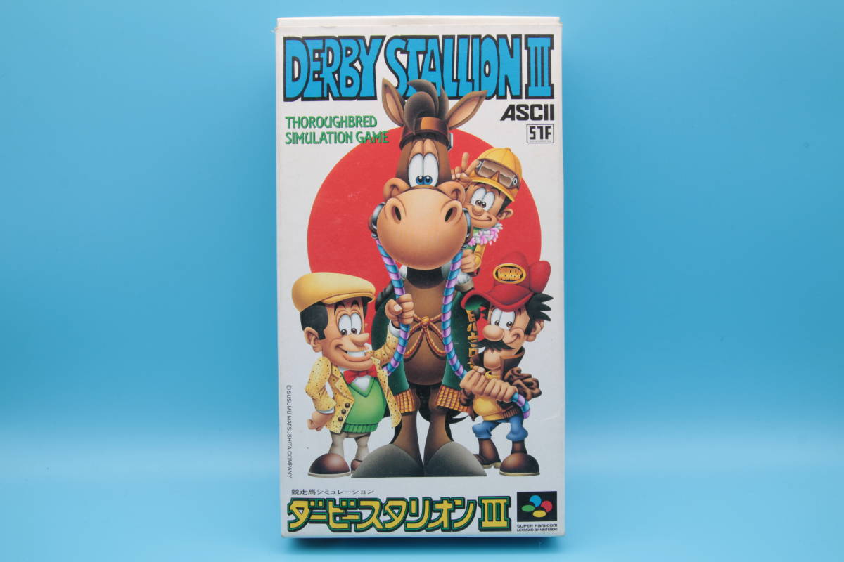 任天堂 ニンテンドー スーパーファミコン ダービースタリオンⅢ Derby Stallion Ⅲ Super Famicom Nintendo SFC 422拍卖