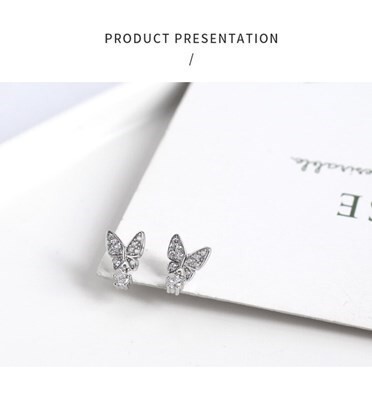 ピアス S925 蝶々 シルバー バタフライ スターリングシルバー スタッドピアス 結婚式 婚約 ジュエリー ギフト 銀 #C825-2拍卖