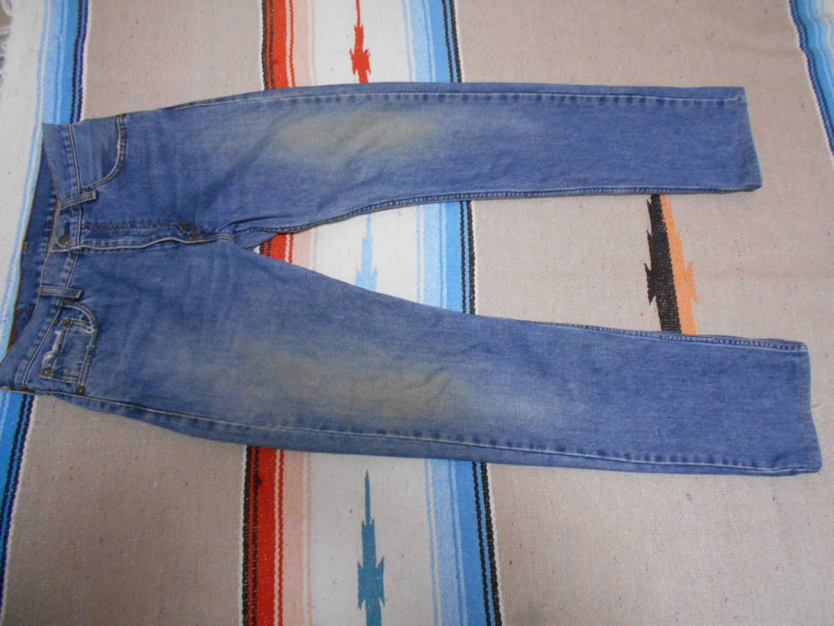 1990年代製 Levi'sリーバイス 505テーパード スリム インディゴ ビンテージ ジーンズ MADE IN JAPAN VINTAGE INDIGO JEANS ANTIQUES拍卖