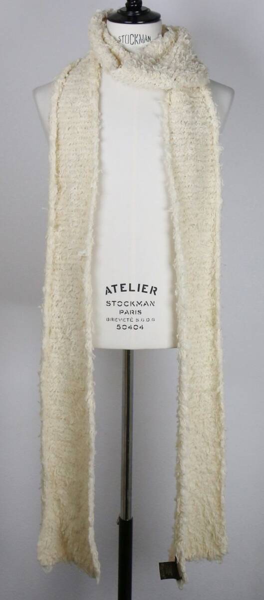 LOUIS VUITTON by MARC JACOBS cashmere 91 scarf ルイヴィトン カシミヤ 91 ロング マフラー ストール b9490拍卖