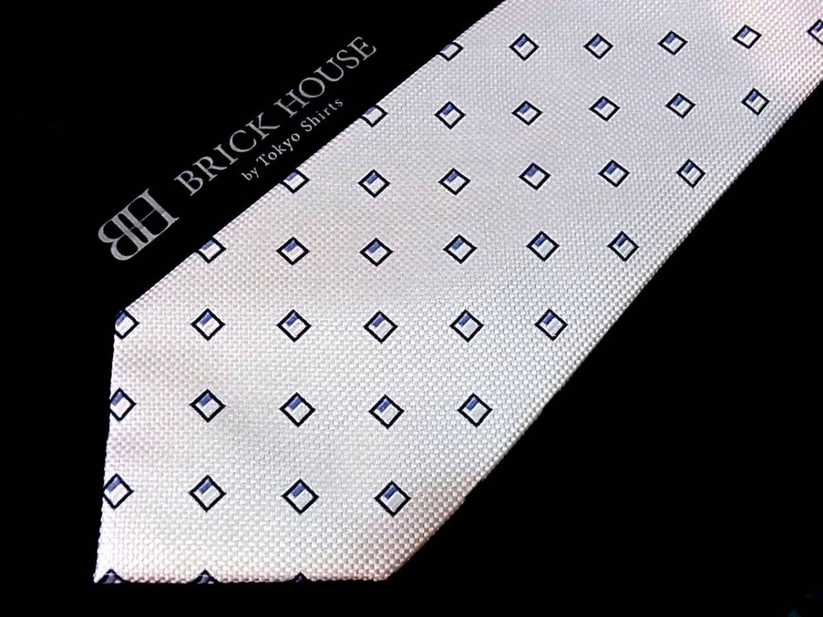 ☆【新品】☆1431 在庫処分セール/ブリックハウス【人気の中細ナロータイ】ネクタイ/小紋拍卖