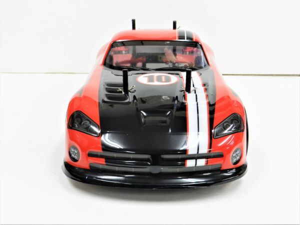 ☆スペアボディー付・完成品RTRが日本全国送料無料☆ ターボ機能付き 2.4GHz 1/10 ドリフトラジコンカー ダッヂバイパー タイプ 赤拍卖