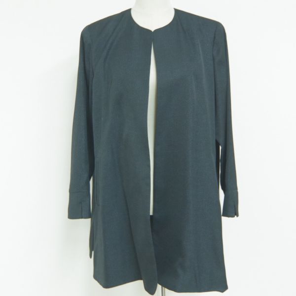 #01【即決】◇BORBONESE ボルボネーゼ◇ジャケット トップス うずら柄 黒 サイズ50 #940444拍卖