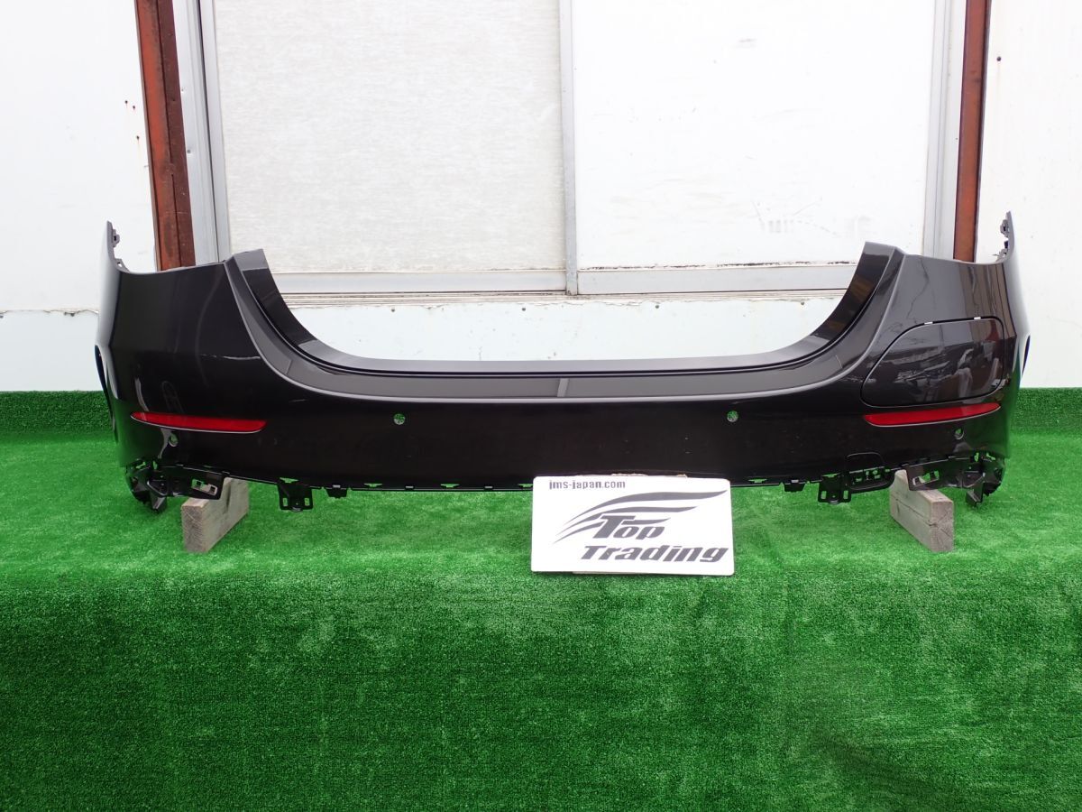 L5340vc ベンツ純正 Eクラス W214 PHEV セダン リアバンパー A2148859104 オブシディアンブラック197 適合確認可能拍卖