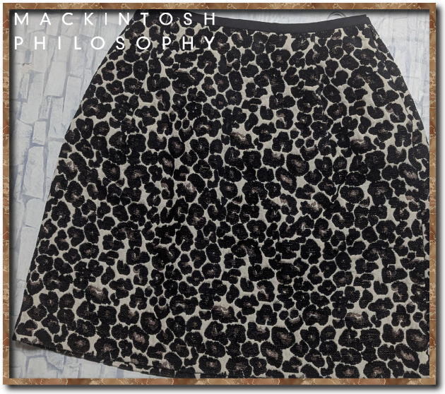 ☆MACKINTOSH PHILOSOPHY マッキントッシュフィロソフィー ジャガードスカート☆拍卖