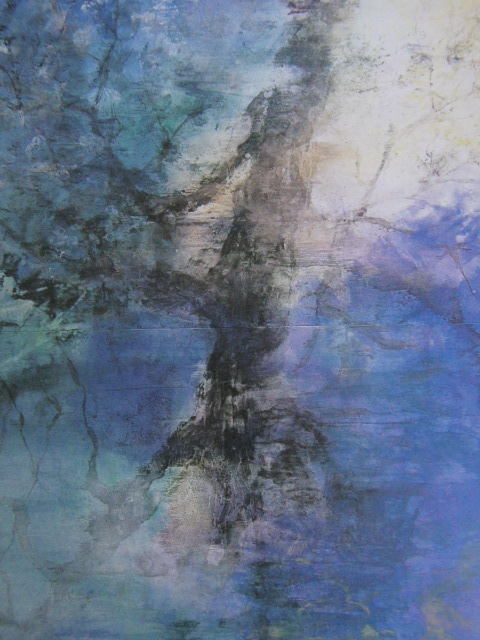 小松謙一、【ただよう風景】、希少な額装用画集より、新品額装付、状態良好、送料込み拍卖