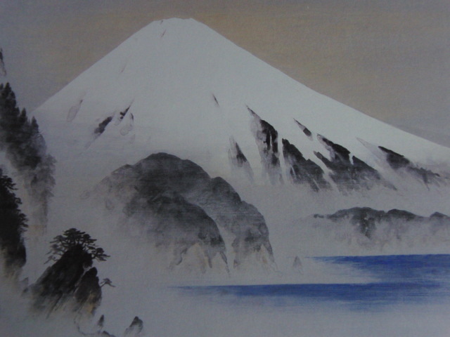 小山硬、【由比】、希少な額装用画集より、新品額装付、状態良好、送料込み拍卖