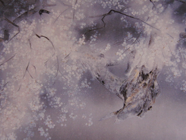 後藤順一、【御車返しの桜】、希少な額装用画集より、新品額装付、状態良好、送料込み拍卖