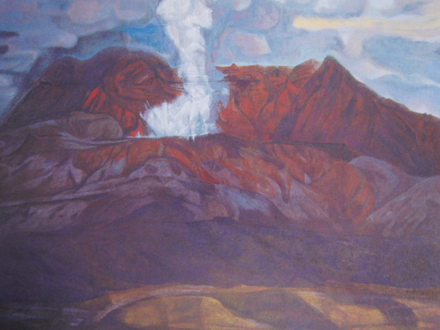 大塚明、【耀】、希少な額装用画集より、新品額装付、状態良好、送料込み拍卖