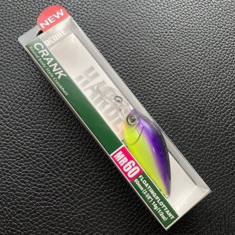 811546 新品 デュエル ハードコア クランク MR60 DUEL HARDCORE パープルバックチャートリュース拍卖