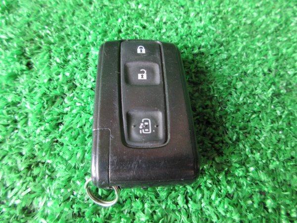 J2144 ◆ダイハツ タント『L375S L385S』 キーレス:スマートキー :インテリジェントキー 中古品 A刻印 シール 黒◆3ボタン 送料210円~拍卖