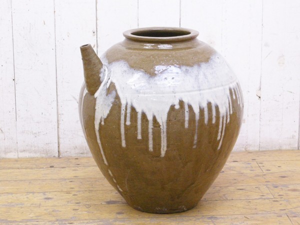 雲助・うんすけ・古民具・骨董・徳利・九州焼物・水瓶・手洗・昭和レトロ・135465拍卖