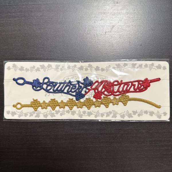 【新品未開封品】サザンオールスターズ おいしい葡萄の旅ツアー 刺繍ブレスレット2本入り ライブグッズ 限定品 桑田佳祐拍卖