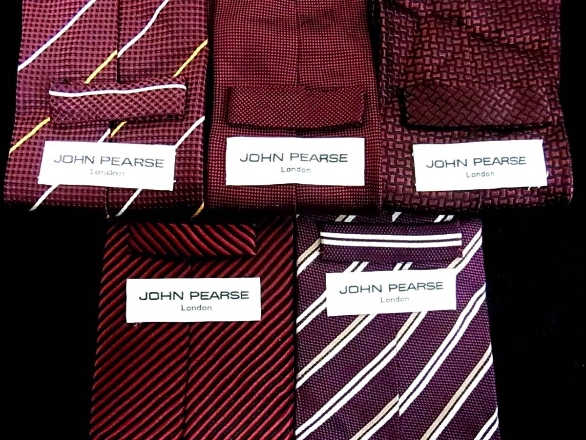 ●在庫処分セール●5本セット●№4764●ジョンピアース「JOHN PEARSE」ネクタイ●拍卖