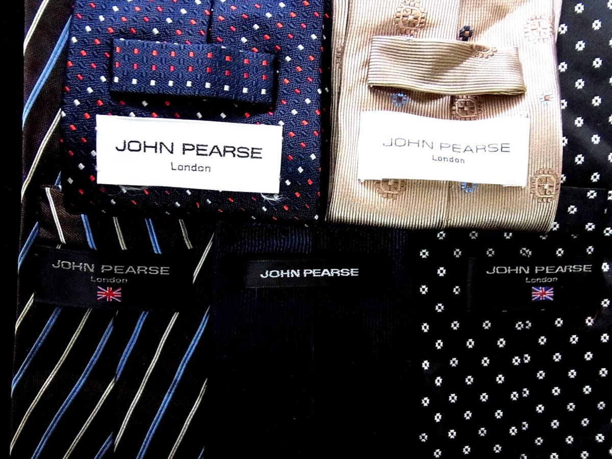 ■即決セール■J0012■ 5本セット全てジョンピアース「JOHN PEARSE」ネクタイ拍卖