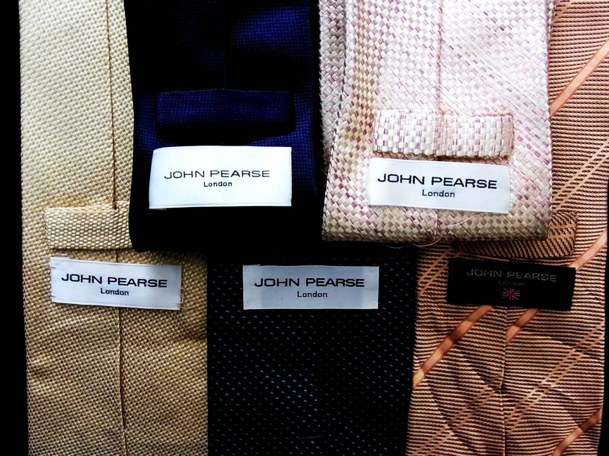 ■即決セール■J0011■ 5本セット全てジョンピアース「JOHN PEARSE」ネクタイ拍卖