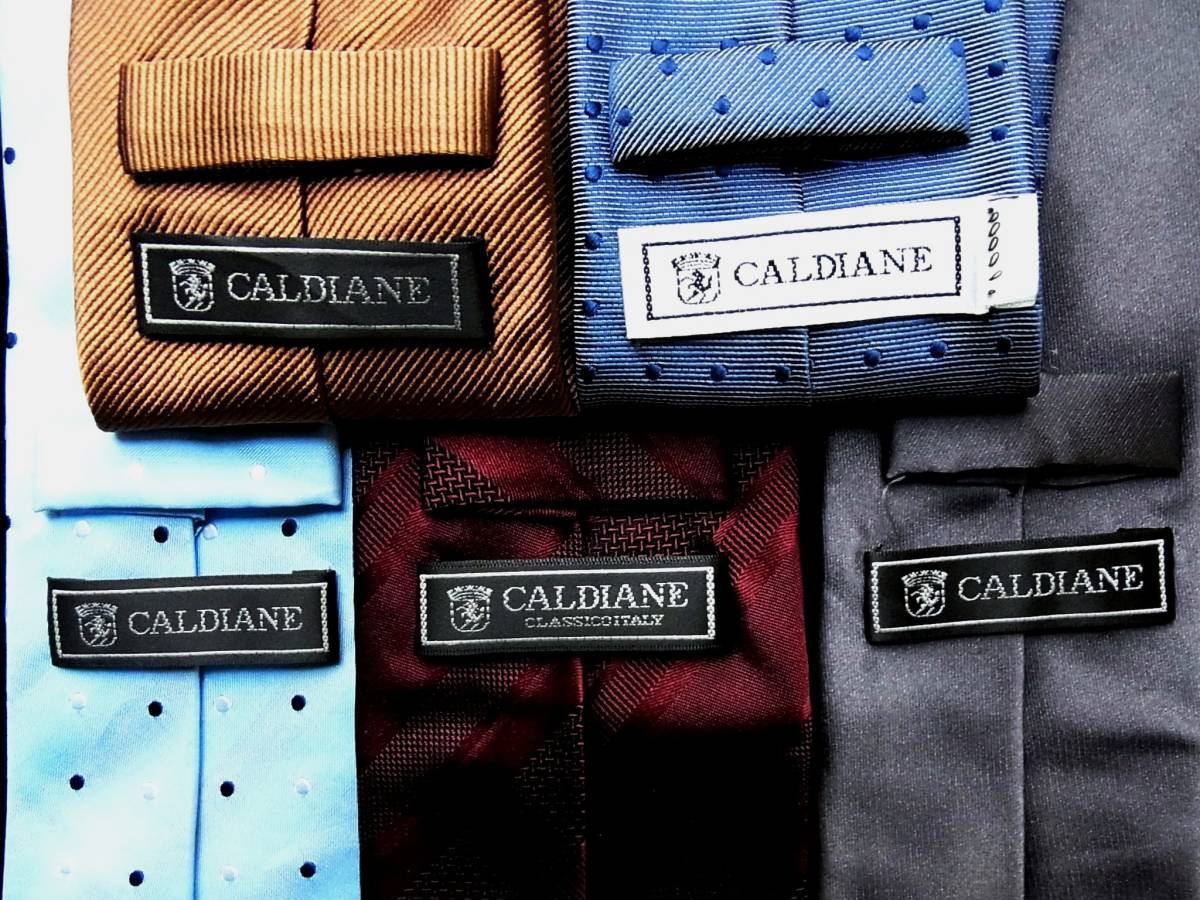 ■即決セール■J0001■ 5本セット全てカルディアーネ「CALDIANE」ネクタイ拍卖