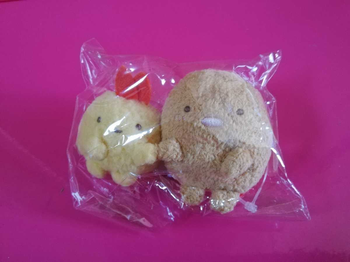 即決!【すみっコぐらし】アゲアゲあげっコ/ えびふらいのしっぽ&とんかつ てのりぬいぐるみ ぬいぐるみ 同梱可能!エビフライのしっぽ拍卖