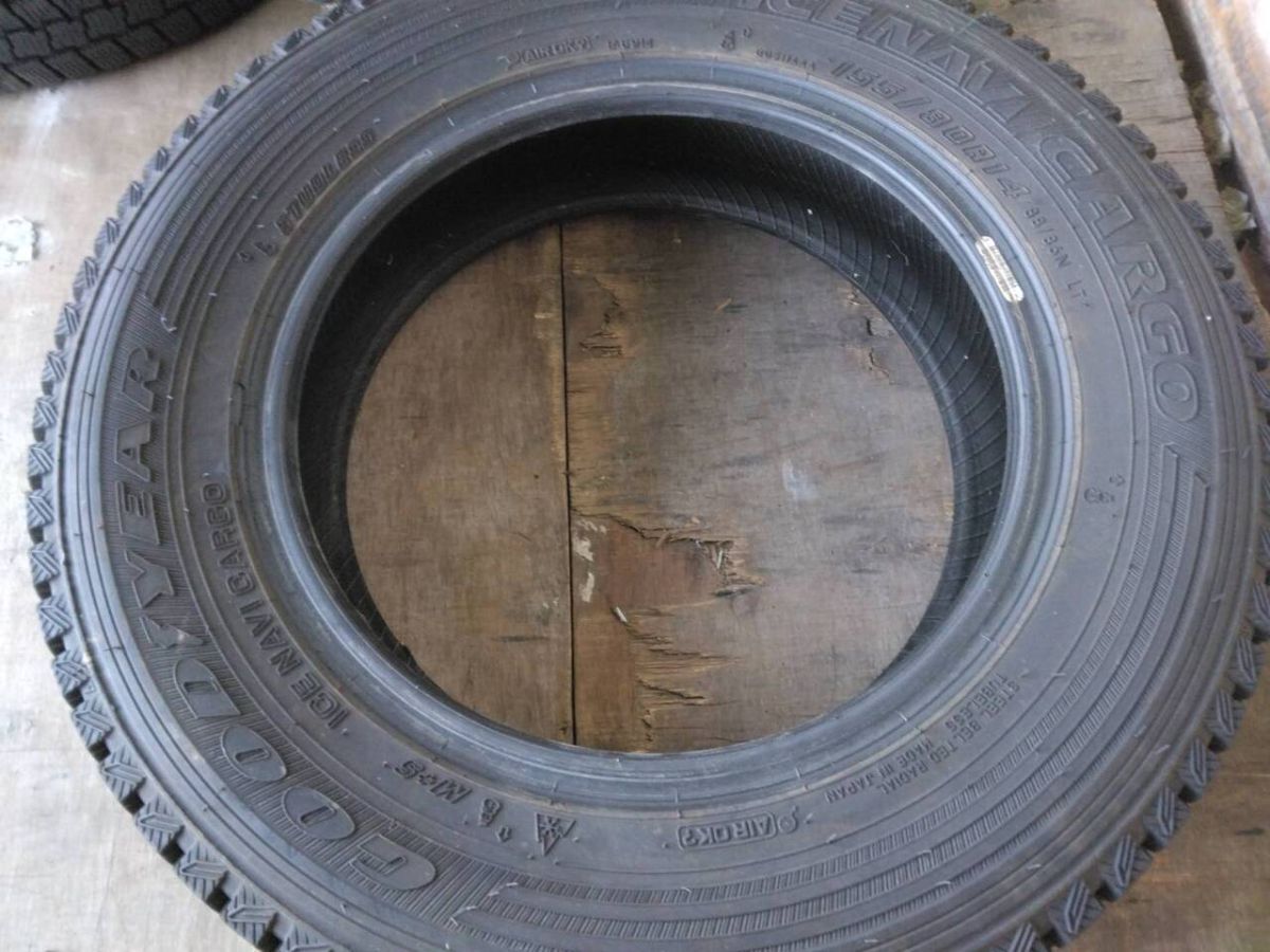 スタッドレスタイヤ 4本 グットイヤー 155/80R14(中古)【福岡県久留米市】LP07-11338拍卖
