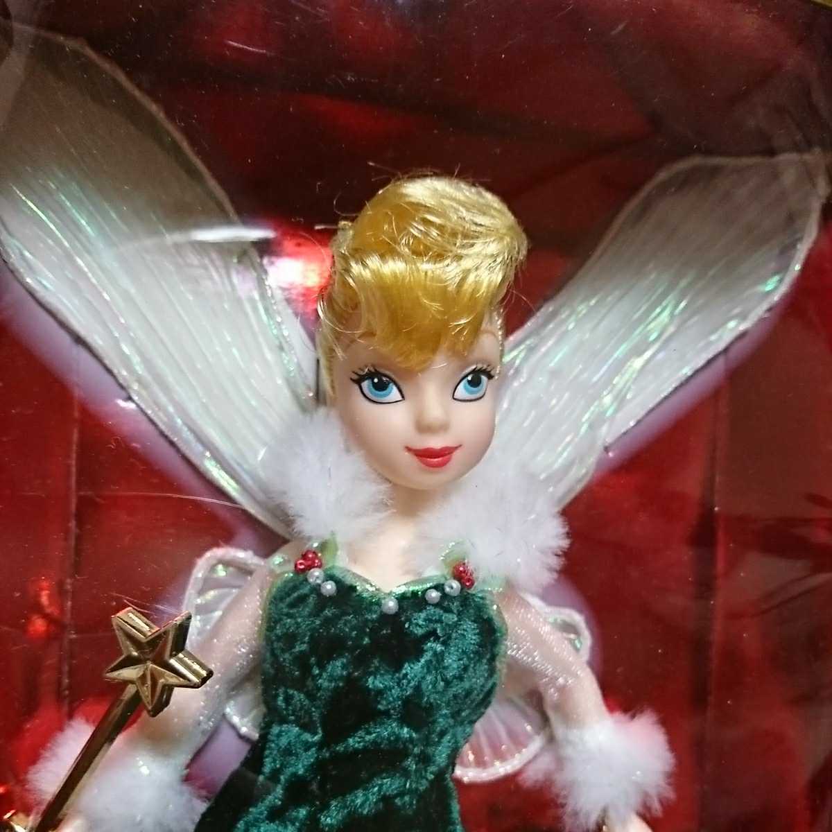 ディズニー マテル ティンカーベル ドール 1999年製 Holiday Sparkle Tinkerbell 拍卖