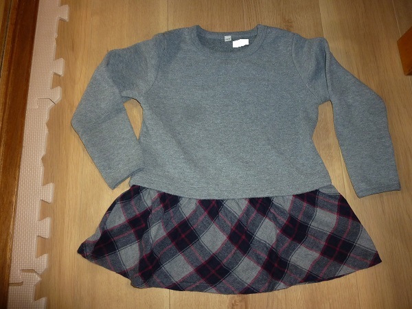 無印良品 ペプラム トレーナー 110サイズ拍卖