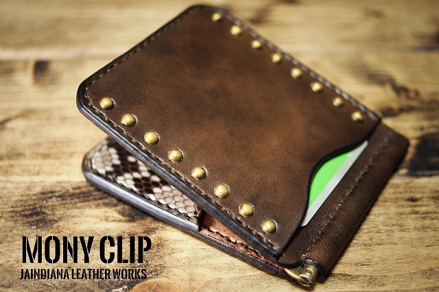 MCSP-VBR手縫い サドルレザー・マネークリップ拍卖