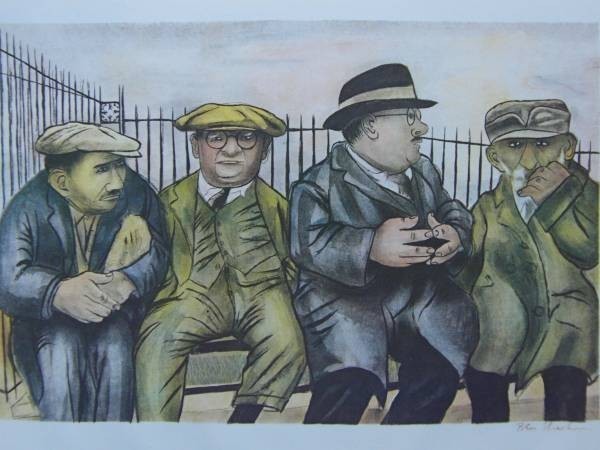 Ben Shahn、Seward Park、大判希少画集画、新品額装付 choco拍卖
