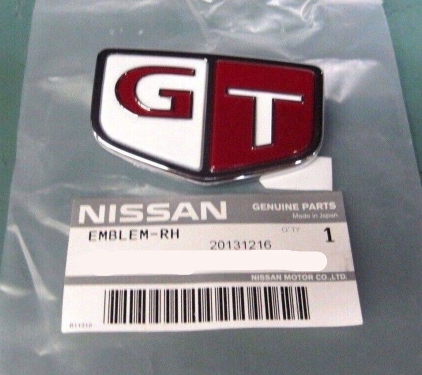 ●新品 日産 R33 ECR33 スカイライン GTS25T 純正 フロント フェンダーエンブレム オーナメント 左右セット★ Emblem, front fender, right拍卖