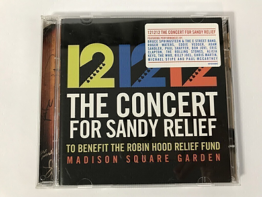TM846 121212 THE CONCERT FOR SANDY RELIEF 【CD】 0927拍卖
