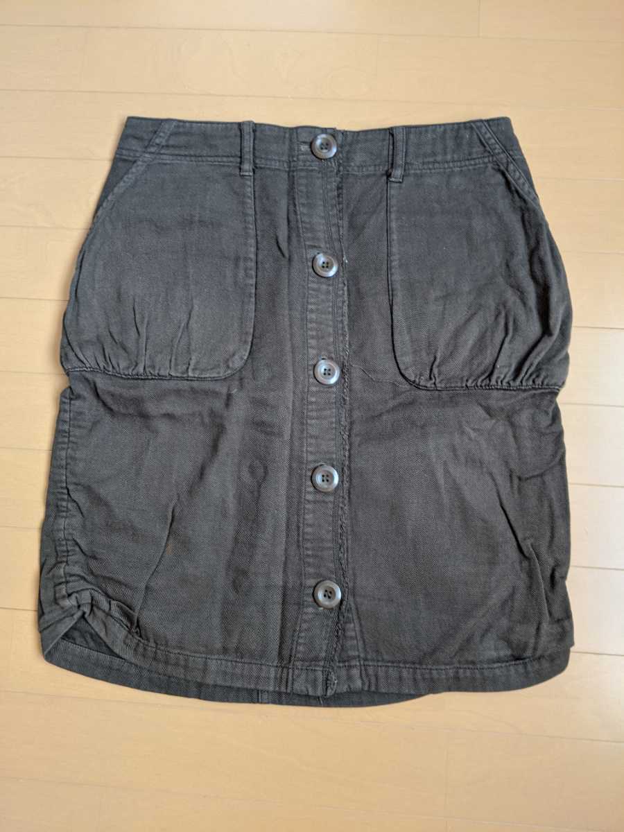 サイズM☆レディース☆カーキ色カーゴスカート・送料込み拍卖