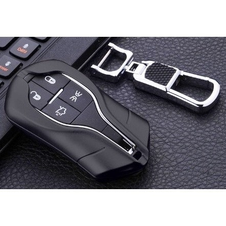 即決新品 マセラティ アルミ 黒色 キーケース キーカバー レヴァンテ ギブリ クアトロポルテ グランカブリオ グランツーリズモ拍卖