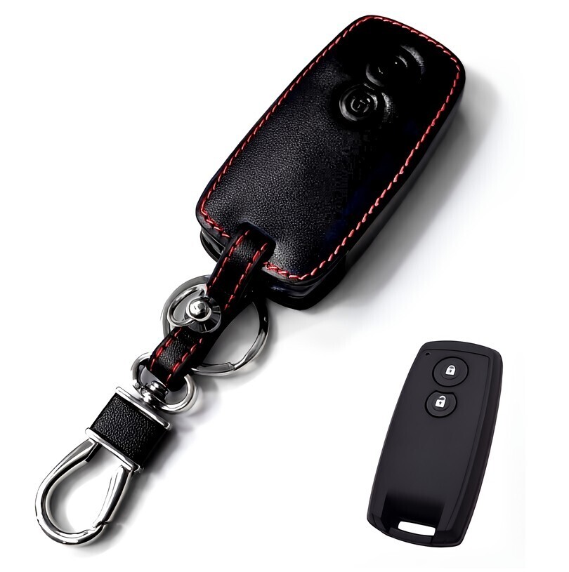 新品即決 スズキ レザー 牛本革 スマートキーケース キーカバー SX4 /セダン YA11S YB11S YA41S YB41S YC11S キーホルダー アクセサリー拍卖