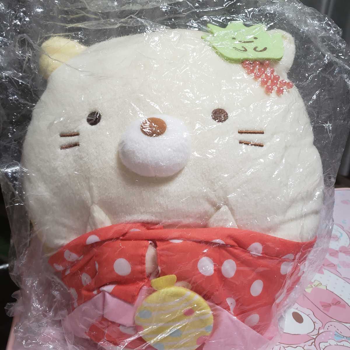 即決! すみっコぐらし ぬいぐるみ ねこ 浴衣 ざっそう ヨーヨー くじ 拍卖