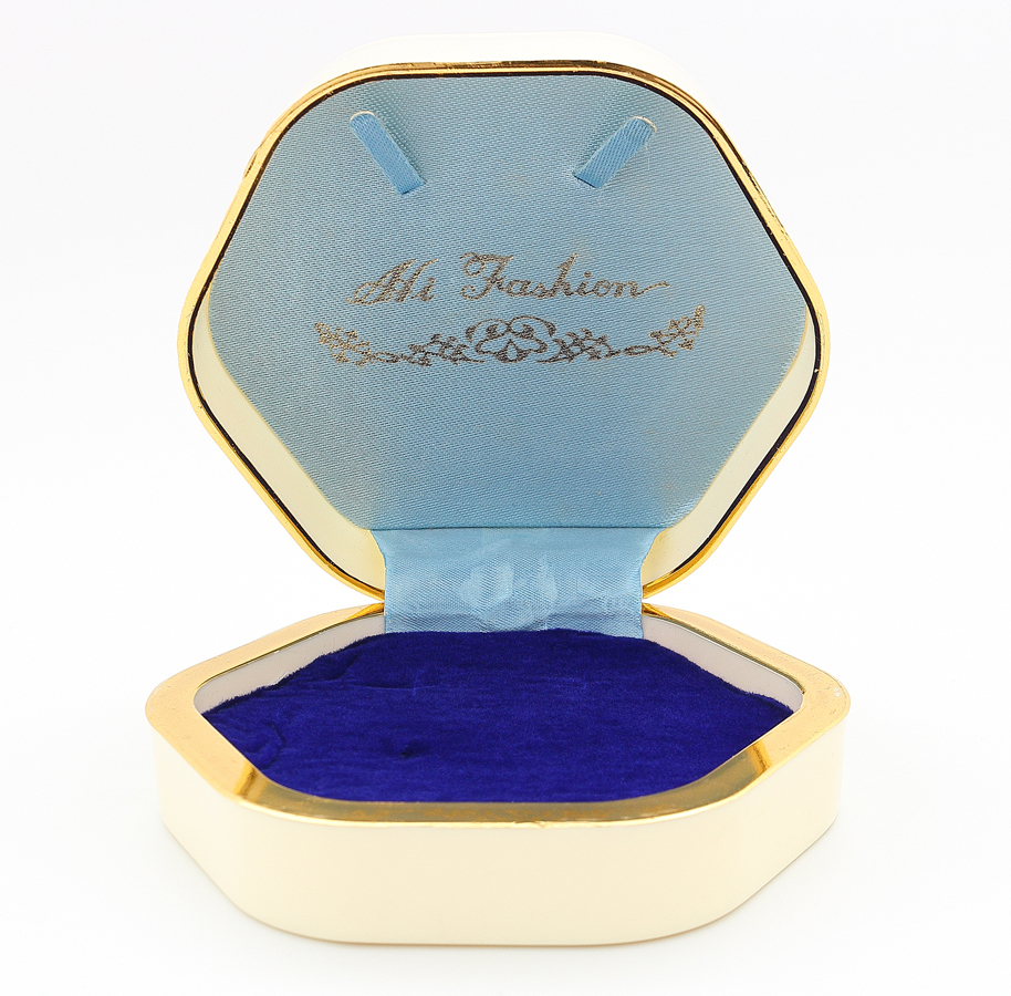 ヴィンテージ ペンダントケース 六角 セルロイド製 イヤリング ネックレス 入れ 時代 箱 ボックス アメリカ ヨーロッパ 西洋 アンティーク拍卖