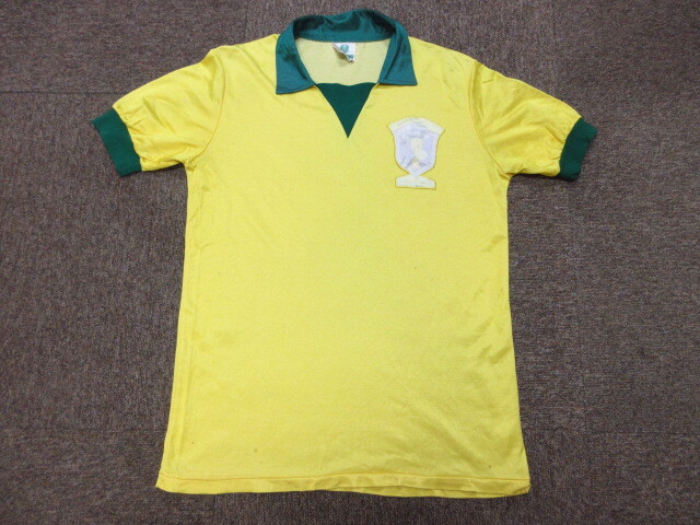 70s80sヴィンテージ サッカーブラジル代表 ユニフォーム 10 半袖ゲームシャツ サッカーシャツ サッカージャージトップ 希少品 04011拍卖