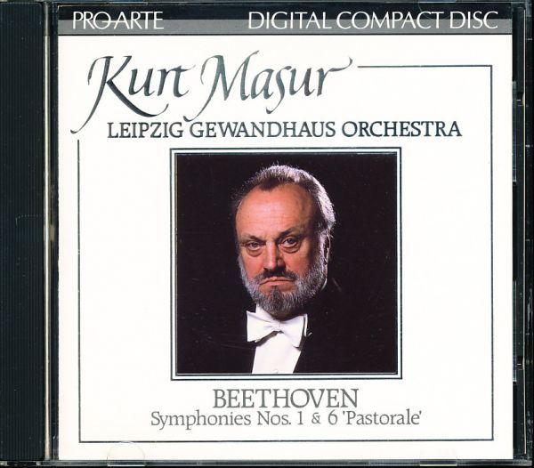 PROARTE初期盤 マズア:ライプツィヒ・ ゲヴァントハウス - ベートーヴェン:交響曲No.1 & 6 4枚同梱可 b7B00000E5TA拍卖