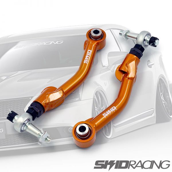 車検OK LS460 LS600 鬼キャン リア アッパーアーム リア側 調整式 ピロ アーム レクサス SKID RACING スキッドレーシング # :40 D3拍卖