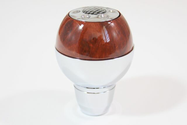 取り付け例あり ウッド調は限定色 汎用 ATシフトノブ プッシュ式type3 MT車風に変身! 木目 シフトレバー拍卖