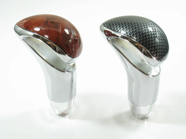 汎用シフトノブ type3 MT車やゲート式AT車にどうぞ ウッド調 カーボン調 木目 シフトレバー 高級感の演出に カー用品 内装パーツ ウッド拍卖